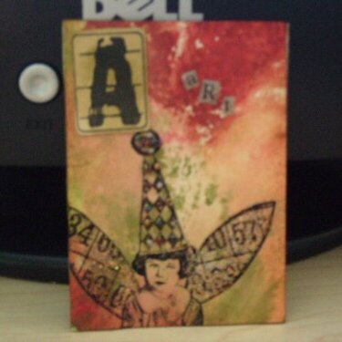 A is for art atc.