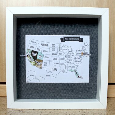 3D frame: United States of America