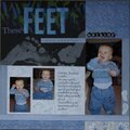 These Feet were made for walking:  MM Jersey foam stamps