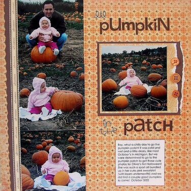 &#039;Lil Pumpkin in the Patch