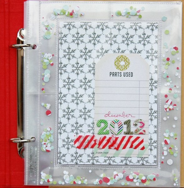 December Daily 2012 - cover &amp; pg1
