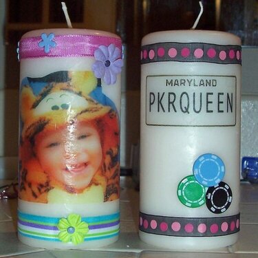 Altered Photo Candle Gifts