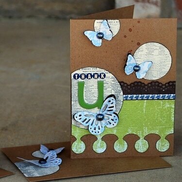 Thank U Card *Paper Poppy Kit*