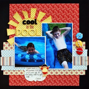 Cool in the Pool *July ScrapRoom*