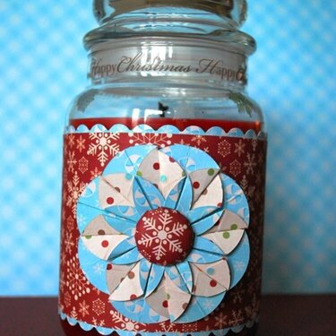 Altered Candle Jar *Imaginisce*