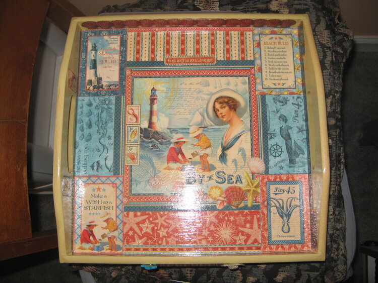 &quot;By the Sea&quot; Tray