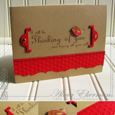 Thinking of You - Spring is Coming Card