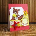 Twinkle Little Star - Baby Bear Card