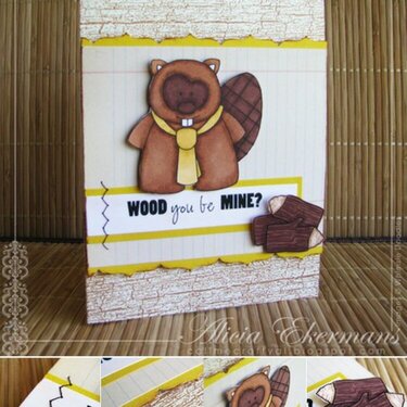 Wood You Be Mine Card