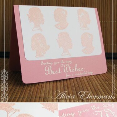 Best Wishes - Cameos Card