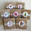Christmas Greetings - Mini Cards / Tags