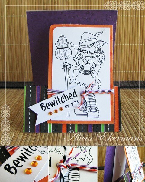 Bewitched By You - Halloween Card