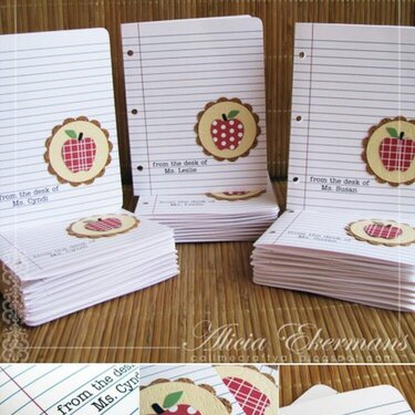 Personalized Teacher Note Cards