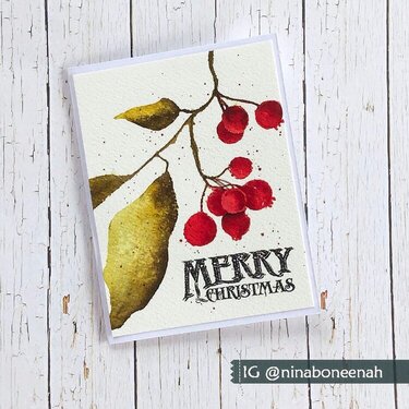 Penny Black Christmas Berries