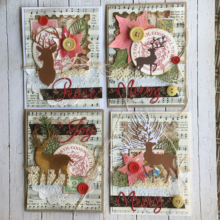 Penny Black Collage Cards