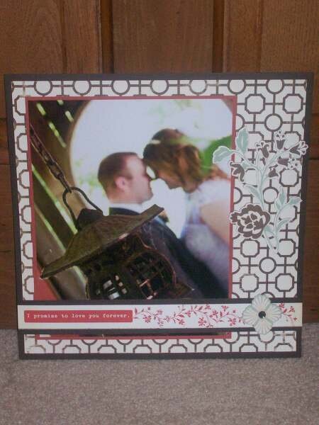 Wedding Layout with Cosmo Cricket Ever After 