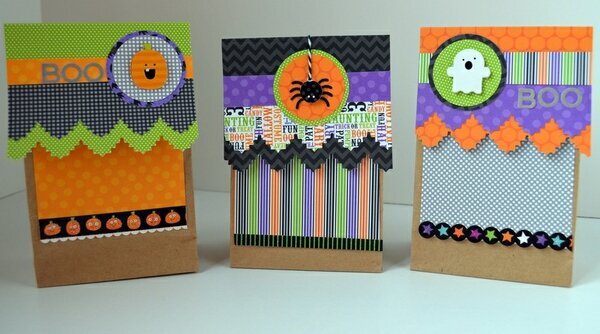 Doodlebug Halloween Cards and Treat Bags!