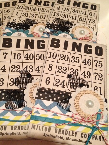 Altered Bingo Card Swap