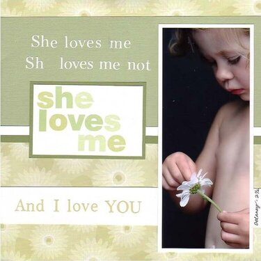 she loves me (SS colour book)