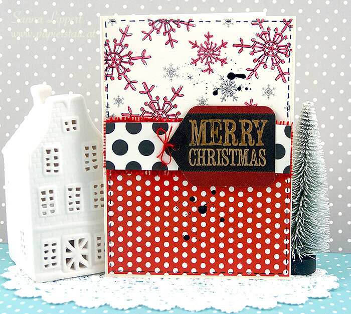 Christmas cards created with a Christmas craft kit