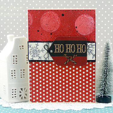 Christmas cards created with a Christmas craft kit