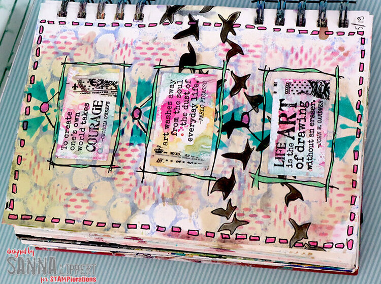 Art journal page