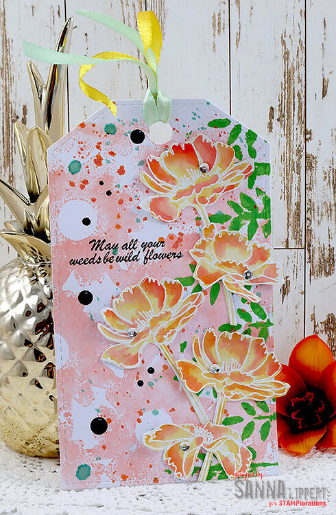 Spring themed tag