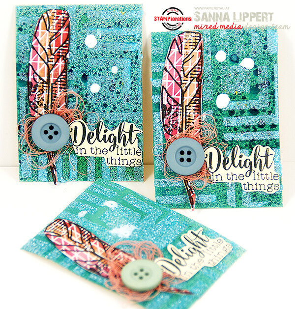 Delight in the little things ATC set