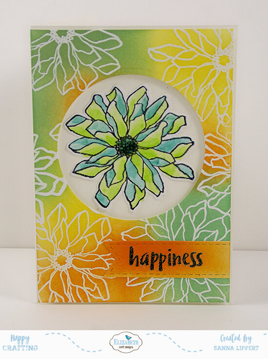 Happiness flower card
