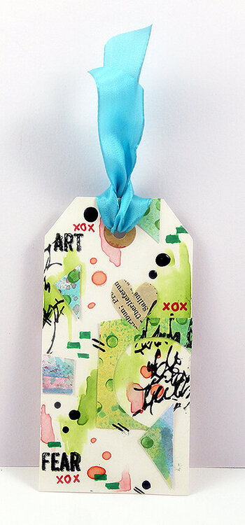 Mixed media tags