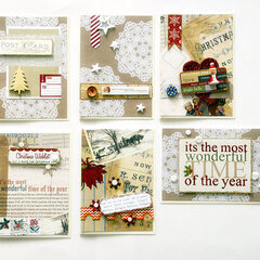 Two sets of Christmas cards