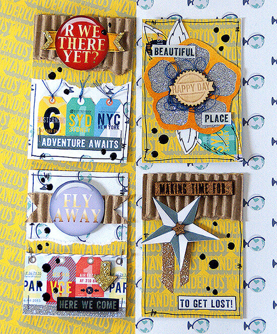 Travel ATC card set