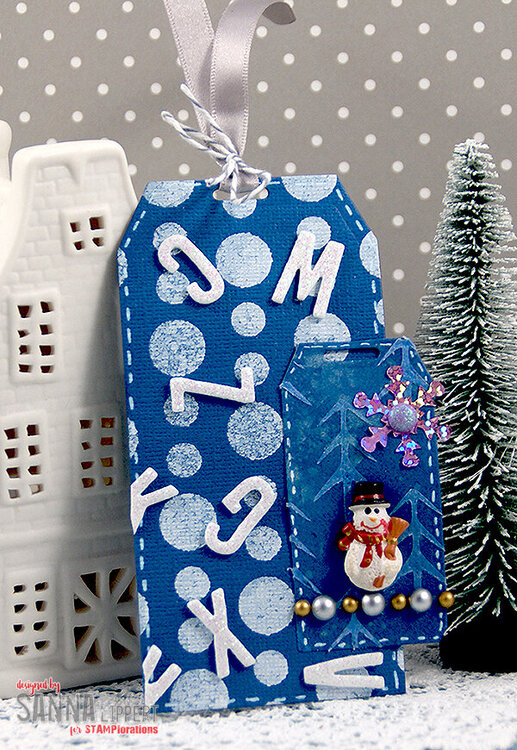 Winter themed tag
