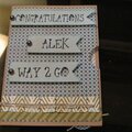 Congratulations card for nephew