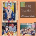 Giving Thanks.....1st Grade Style