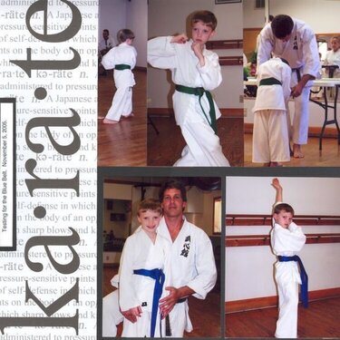 Karate Blue Belt