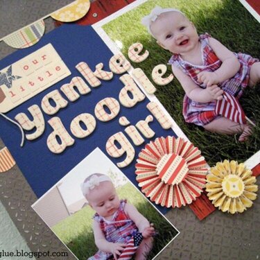 Yankee Doodle Girl - CHA Rustic Challenge