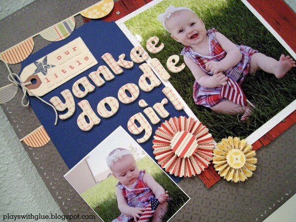Yankee Doodle Girl - CHA Rustic Challenge