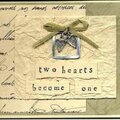 "Two Heart Become One" as seen in June Scrapbooks Etc.
