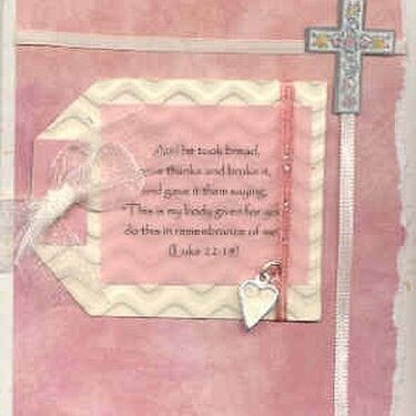 First Communion Card