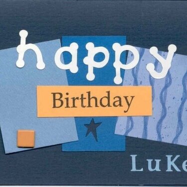 Luke&#039;s Birthday Card