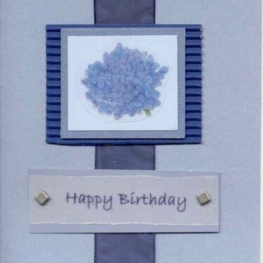 Birthday Card-Scrap Card Challenge