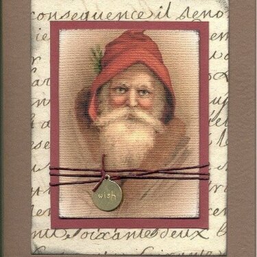 Vintage Santa Christmas Cards