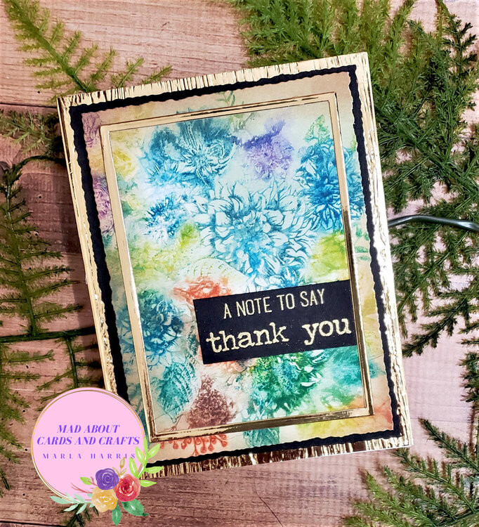 Vintage Floral Featuring Tim Holtz Products