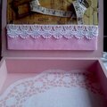 Pink beauty - inside wooden box