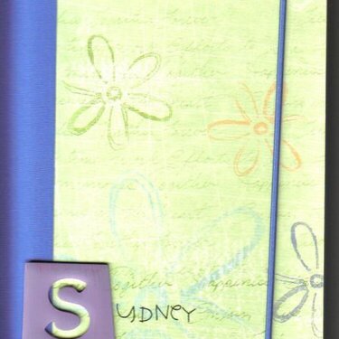 Sydney&#039;s journal