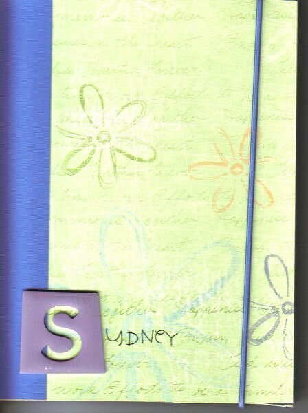 Sydney&#039;s journal