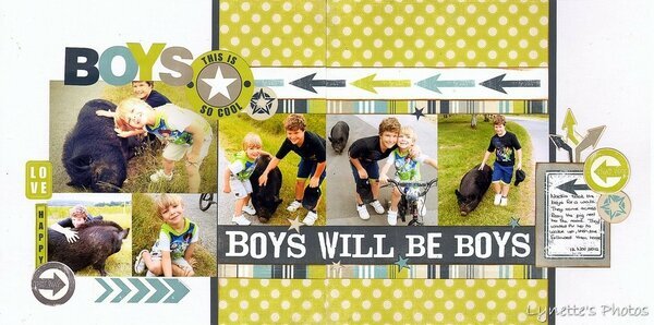Boys will be Boys *Scrapbook Generation*