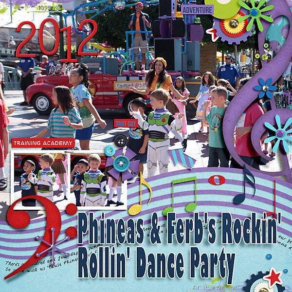 2012 Phineas &amp; Ferb Rollin Dance Party