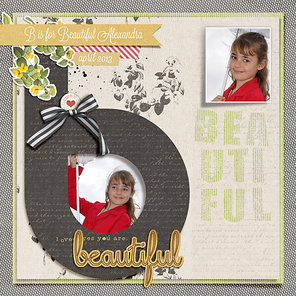 2013 B is for Beautiful Alexandra